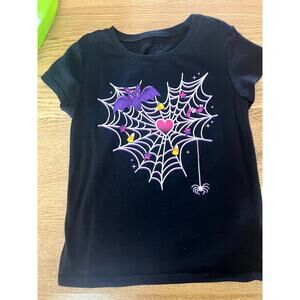 The Children’s Place Halloween Glow In The Dark Girls T-Shirt Size S 5/6